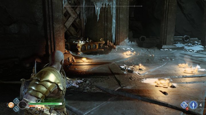 god of war nornir chests collectibles guide 15 inside the mountain - above the claw