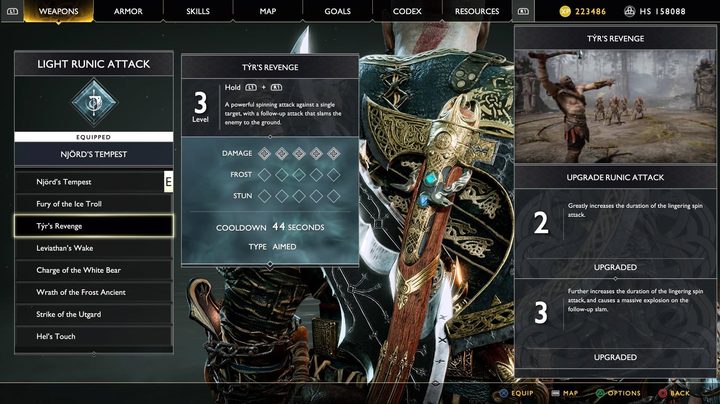 god of war valkyries guide bring strong runic attacks