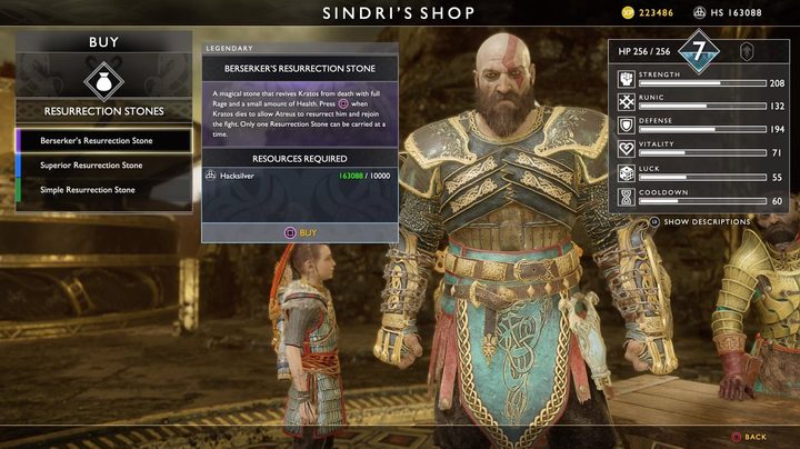 god of war valkyries guide resurrection stones