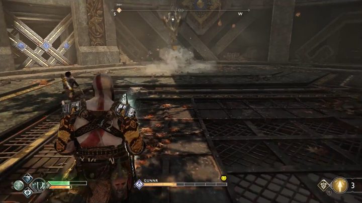 god of war valkyries guide use atreus and keep the valkyries out of the air