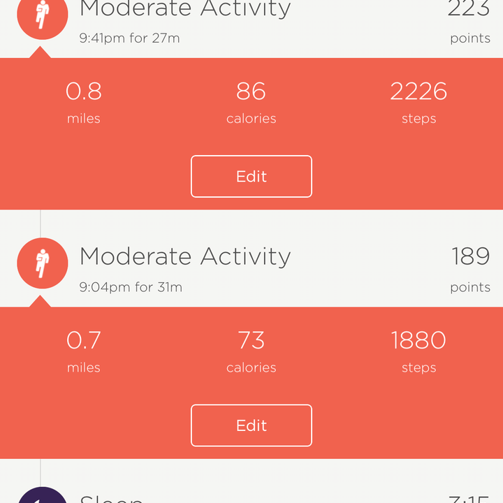 misfit path review app screen activity