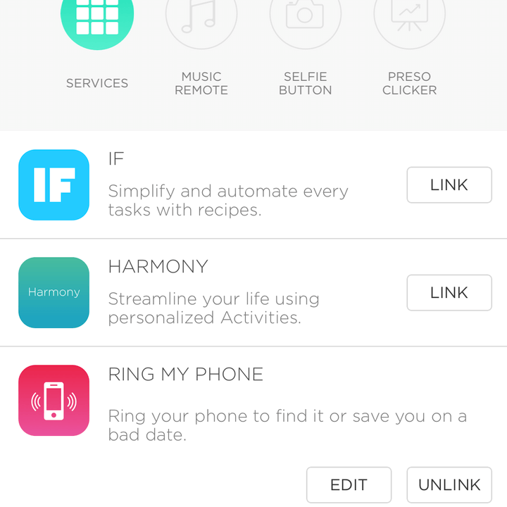 misfit path review app screen mode