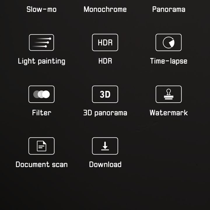 huawei p20 pro camera tips monochrome menu
