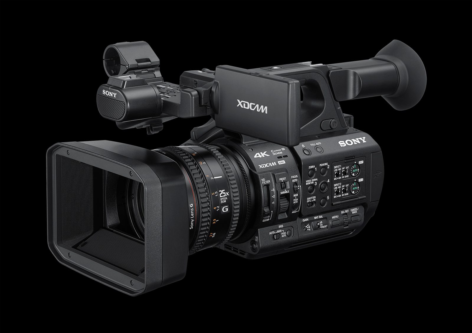 sony pxw z280 three sensors 4k 60fps pxwz190 3q 180301 01