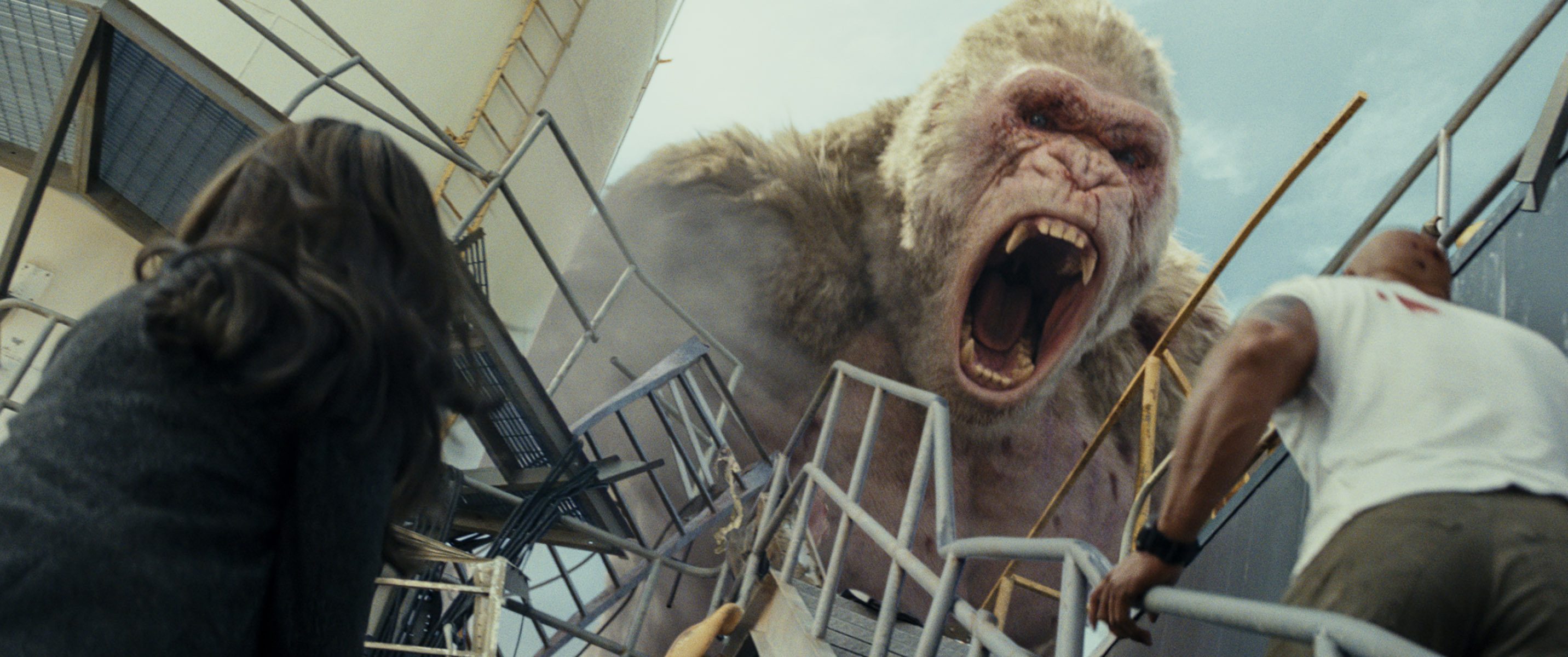 rampage review movie gorilla
