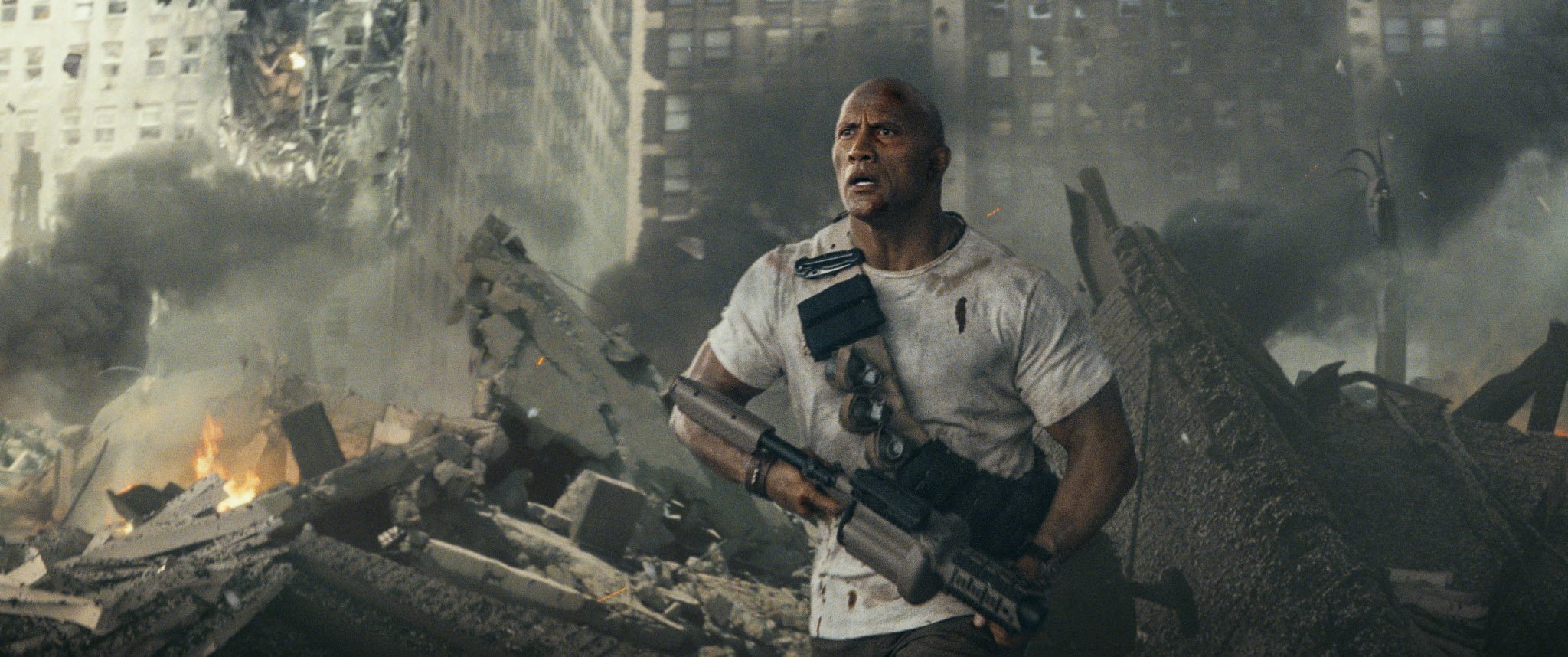 rampage review movie gun