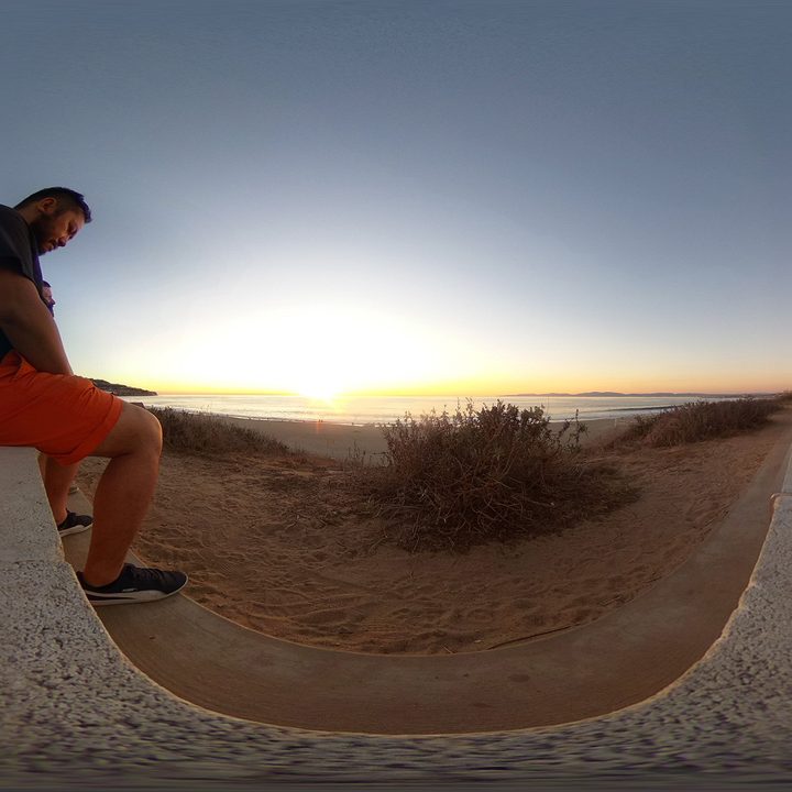 ricoh theta v review sunset