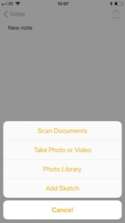 Scan documents iPhone 8