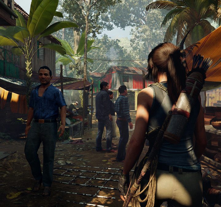 Lara Croft in Shadow of the Tomb Raider.