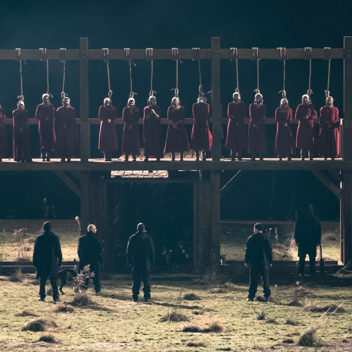 Handmaids being hung