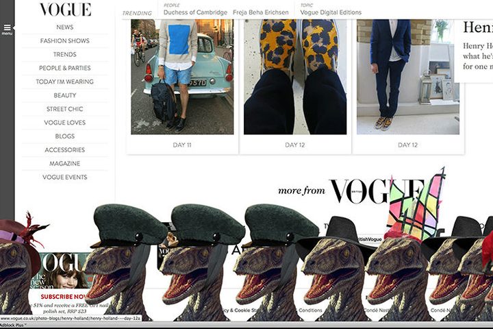 Vogue Dinosaurs