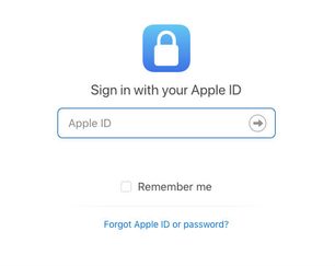Apple ID Sign In