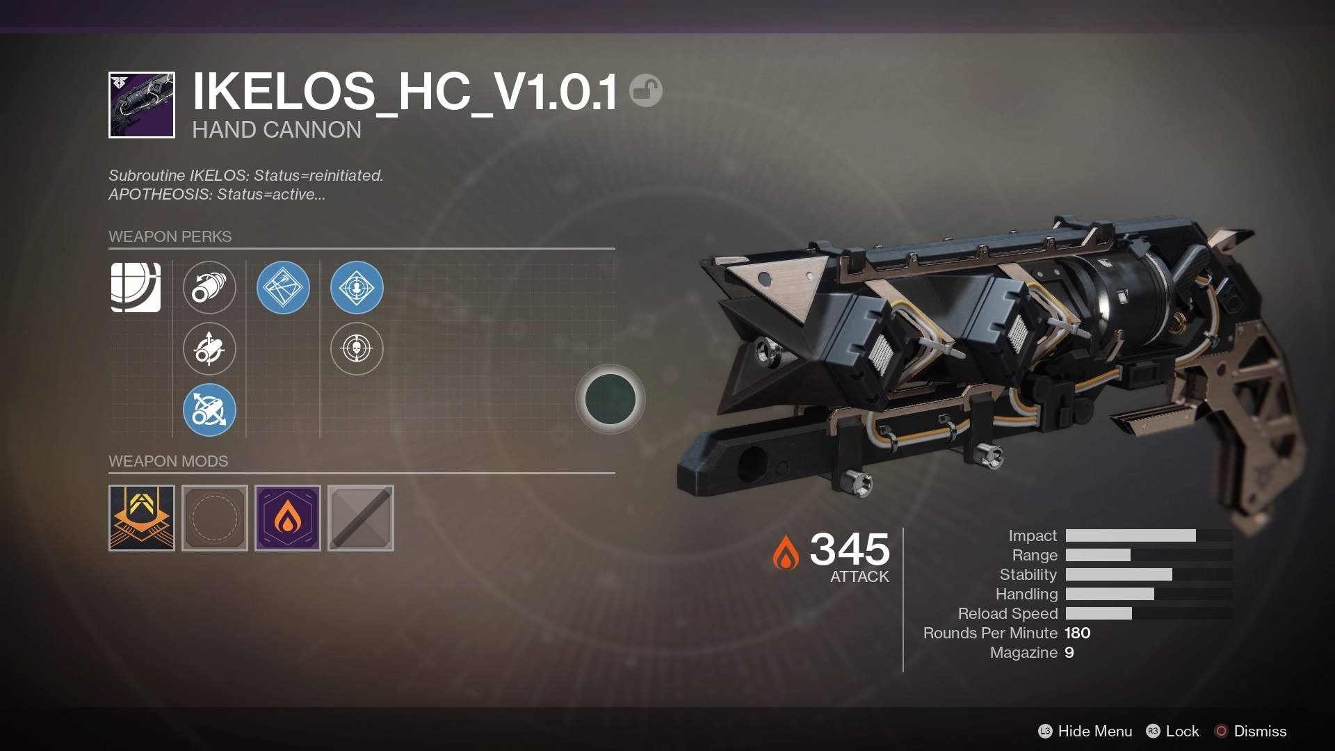 destiny 2 best weapons ikelos hc