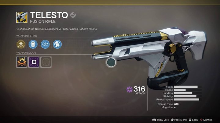 destiny 2 best weapons telesto