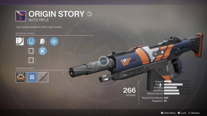 destiny-2-origin-story best weapons