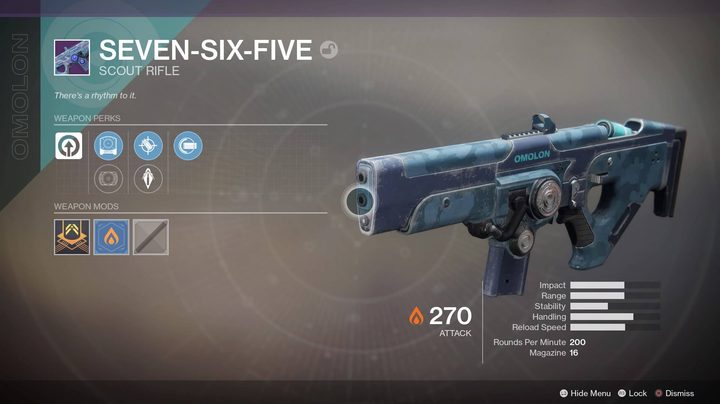 destiny-2-seven-six-five best weapons