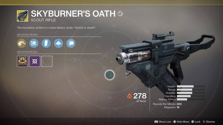 destiny-2-skyburners-oath best weapons