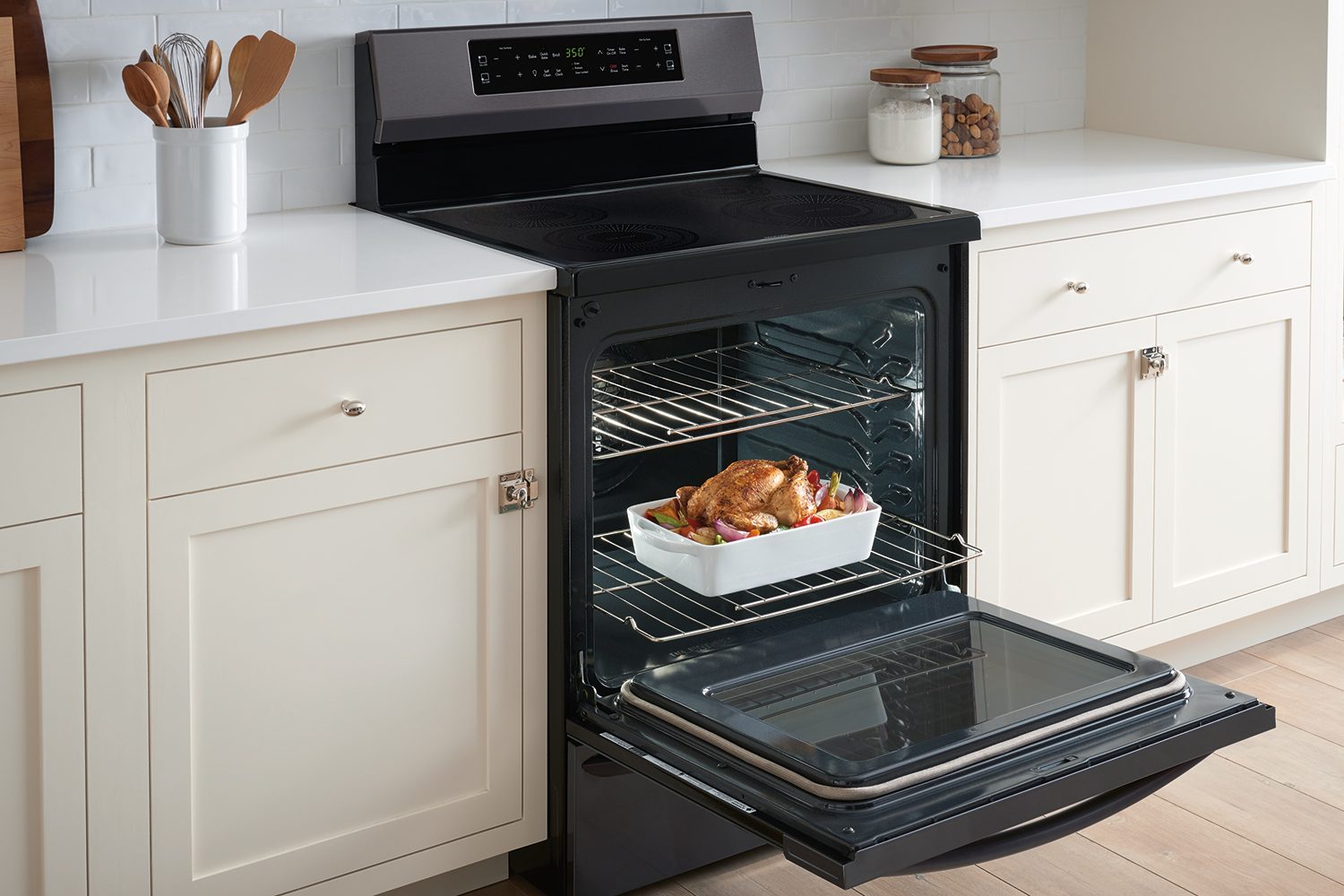 cooking on the frigidaire gallery fgif3036tf induction range self cleaning oven 2