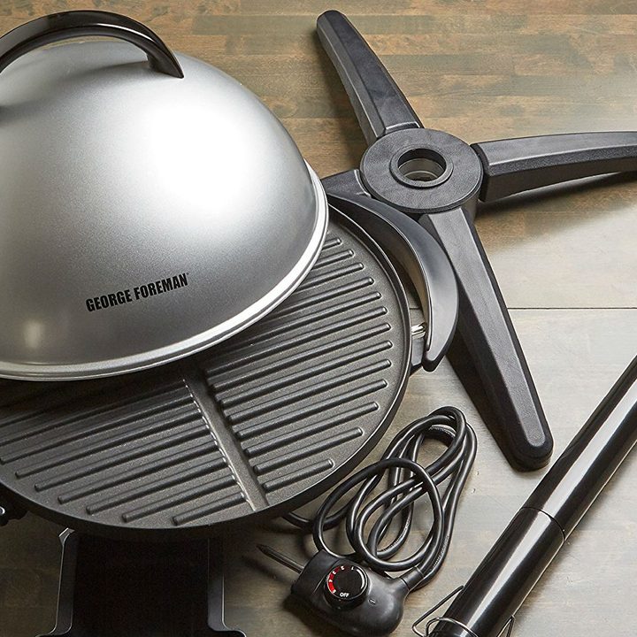 George Foreman GFO240S indoor grill.