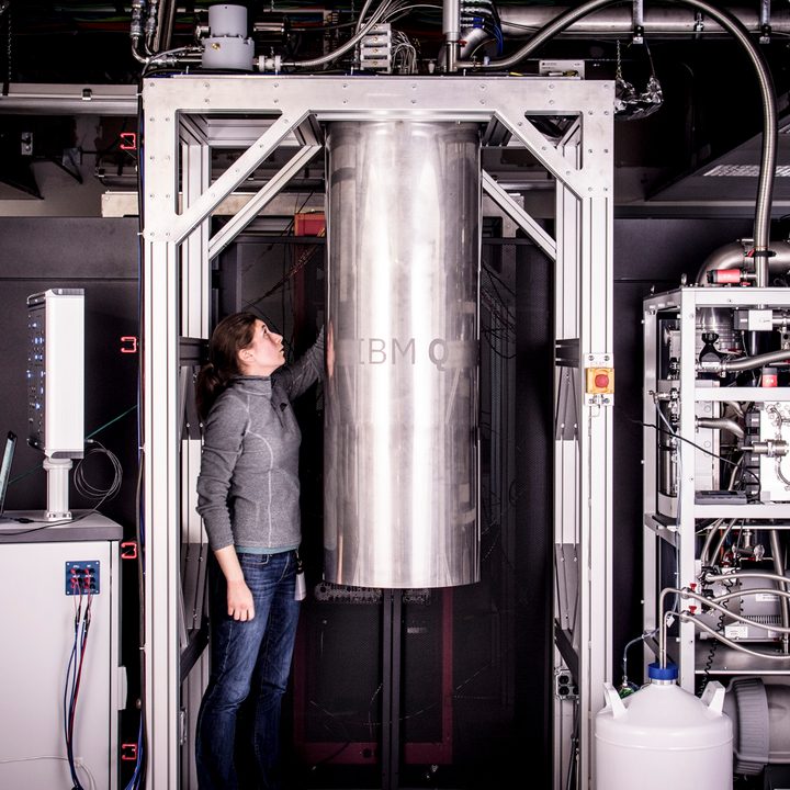 IBM Quantum Computing | Scientist working on a quantum computer