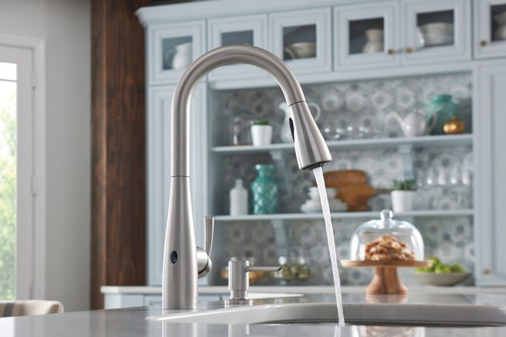 Moen Essie Pull-Down touchless faucet