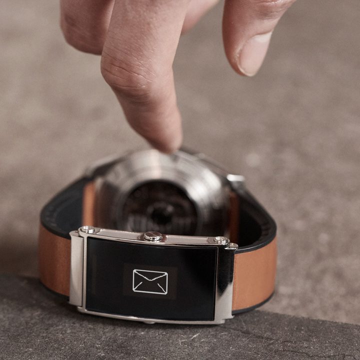 montblanc twin smart strap makes watches smarter on surface