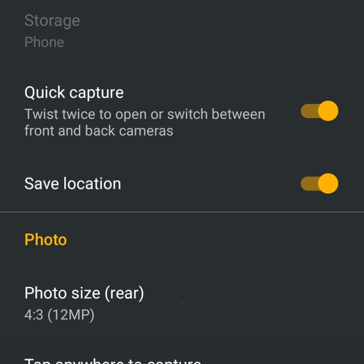 moto g6 tips and tricks camera settings 2