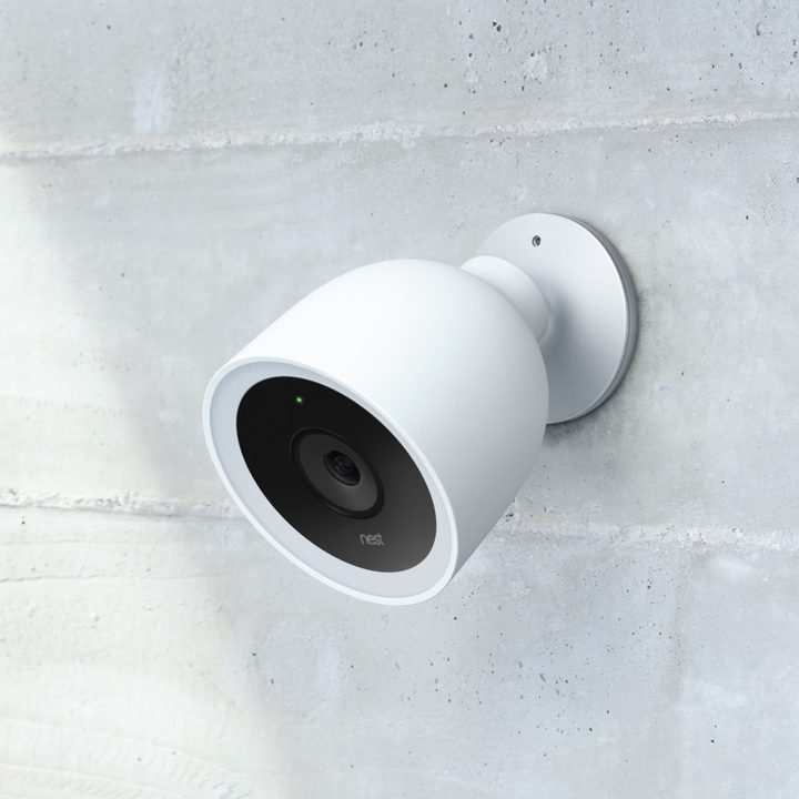 nest cam iq outdoor angle cement wall