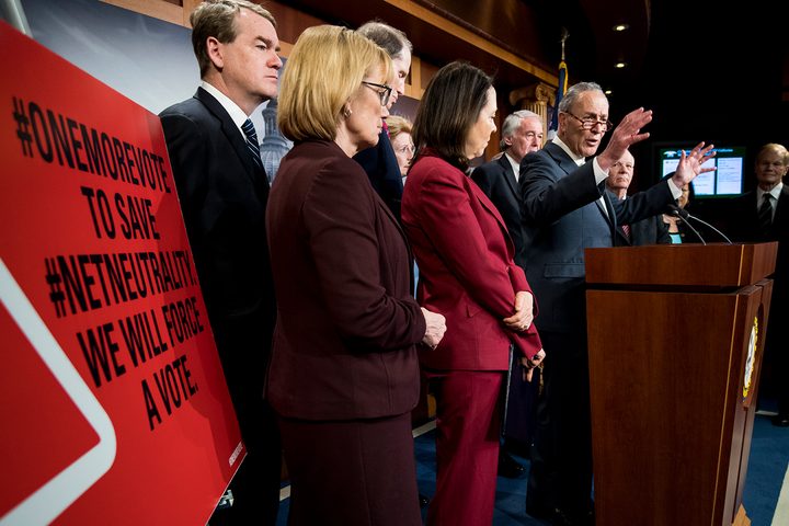 Senate Minority Leader Chuck Schumer Net neutrality