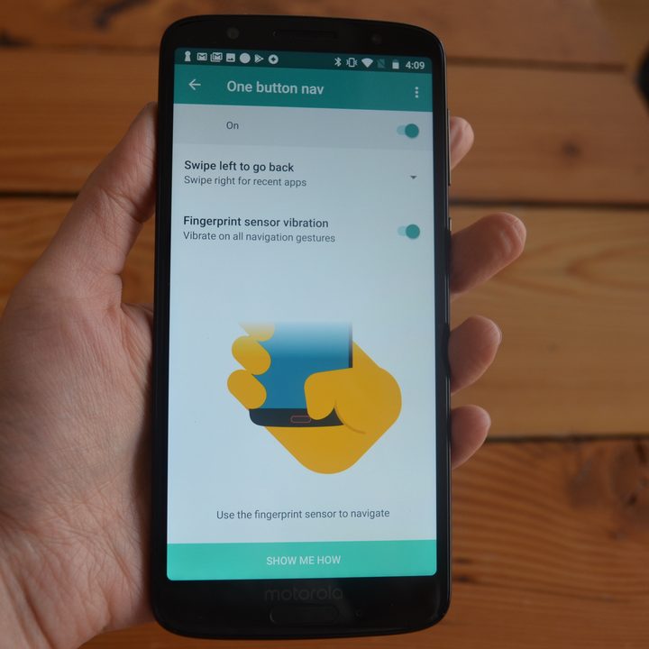 moto g6 tips and tricks one button navigation 2