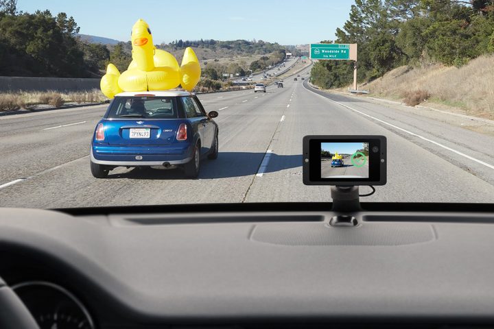 owl car cam inflatable duck