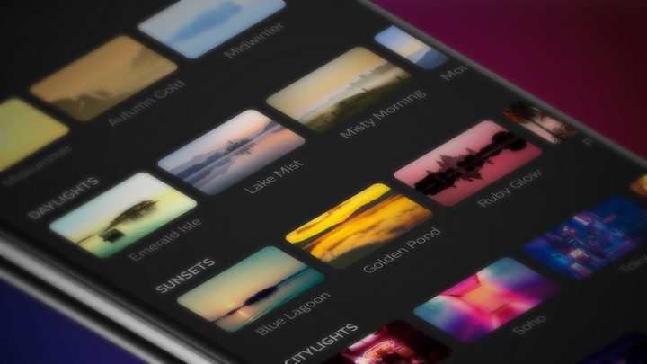 Philips Hue smart home lighting scene library