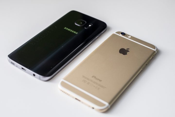 Samsung Galaxy S7 and iPhone 6