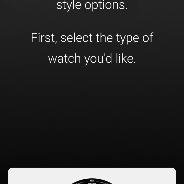 tag heuer app screenshot design