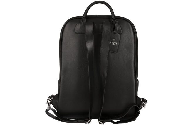 Rear view of a Noreve Urban Backpack.