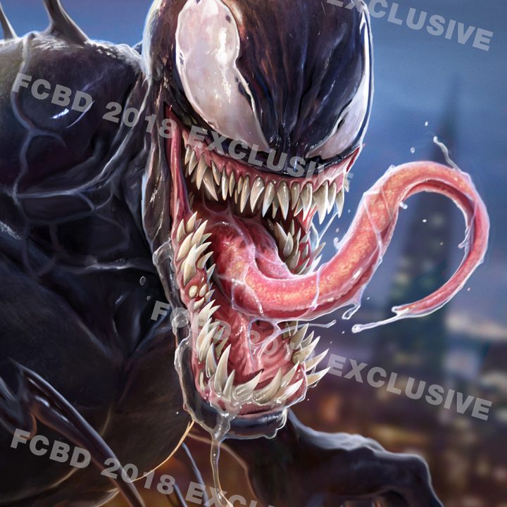 venom art print fcbd