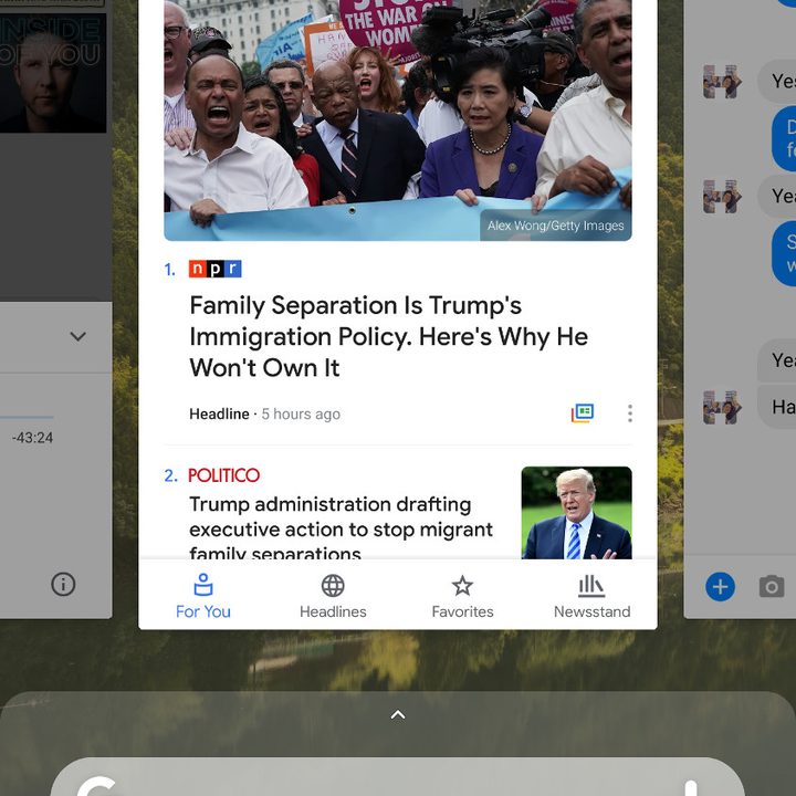 android p ios 12 beta gestures comparison 1