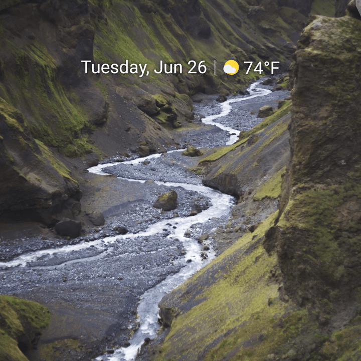 blackberry key2 screens home