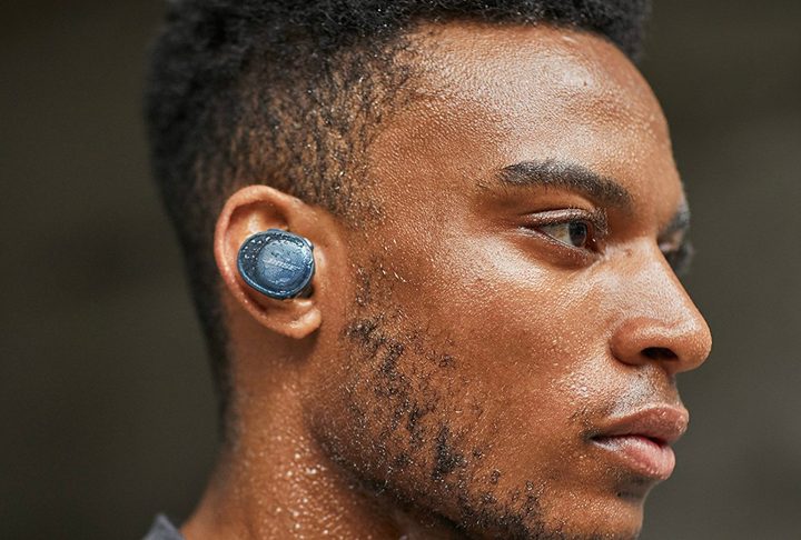 Bose SoundSport Free Truly Wireless Sport Headphones midnight blue and citron