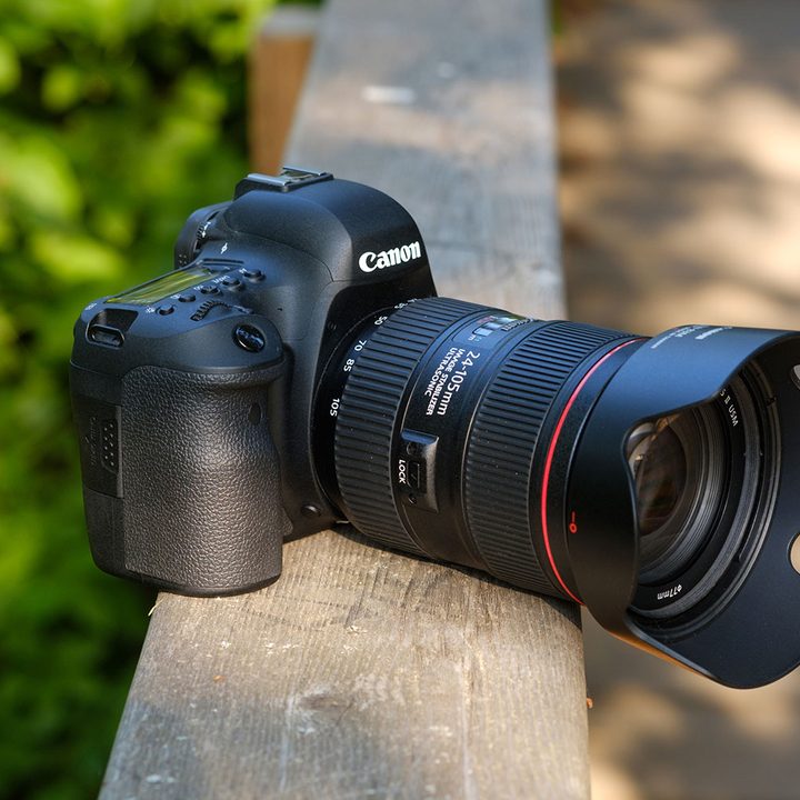 The Canon EOS 6D Mark II camera.