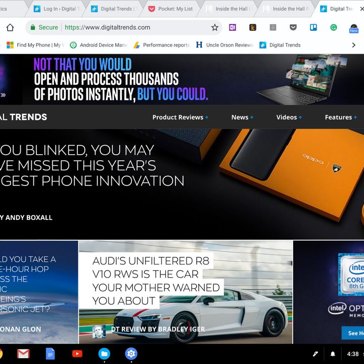 chrome os tablet experience 1152 x 864 resolution