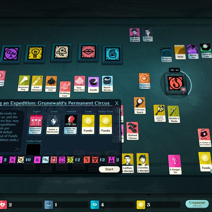 cultist simulator game late