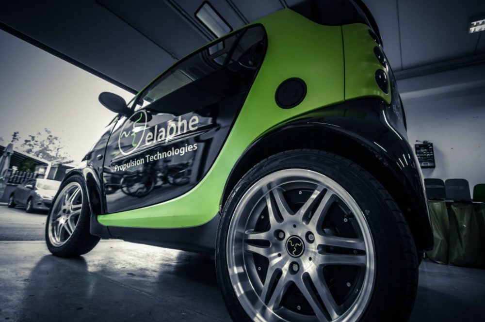 Elaphe in-wheel electric motor