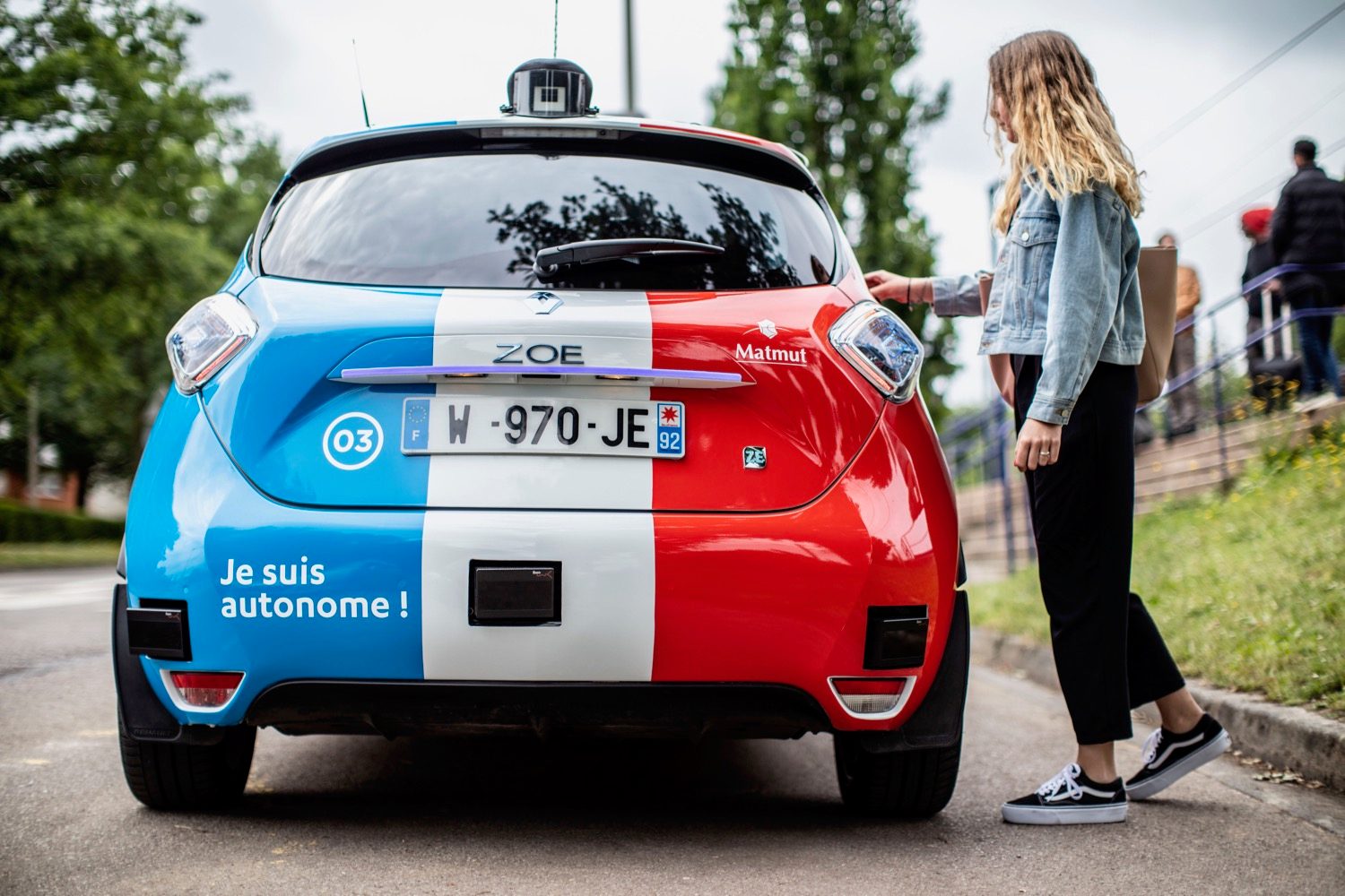 Renault self-driving car pilot Rouen, France
