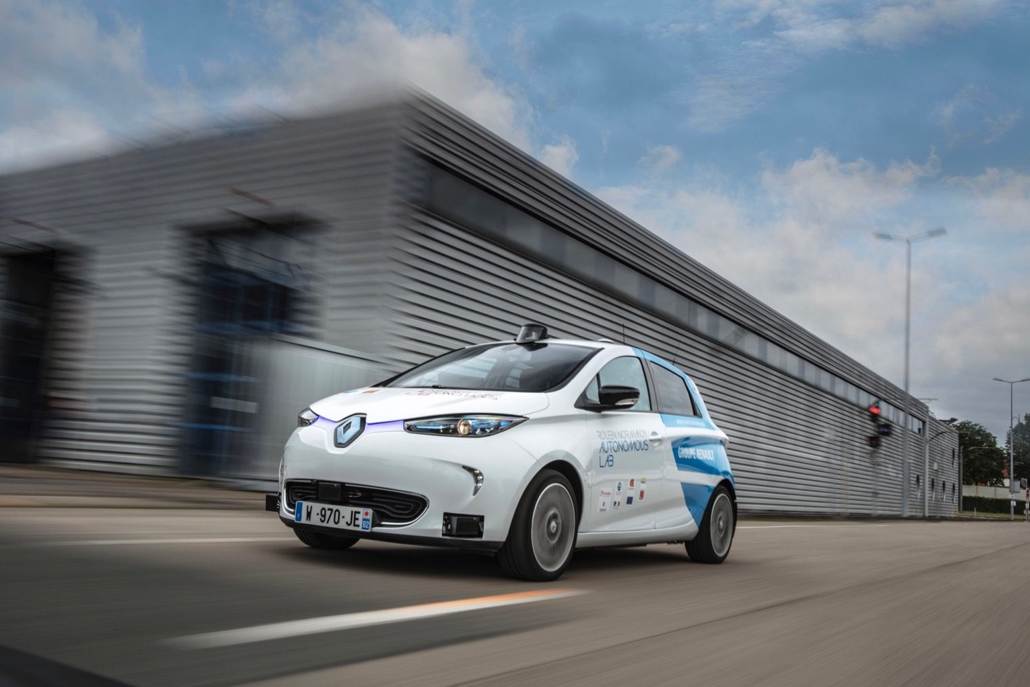 Renault self-driving car pilot Rouen, France