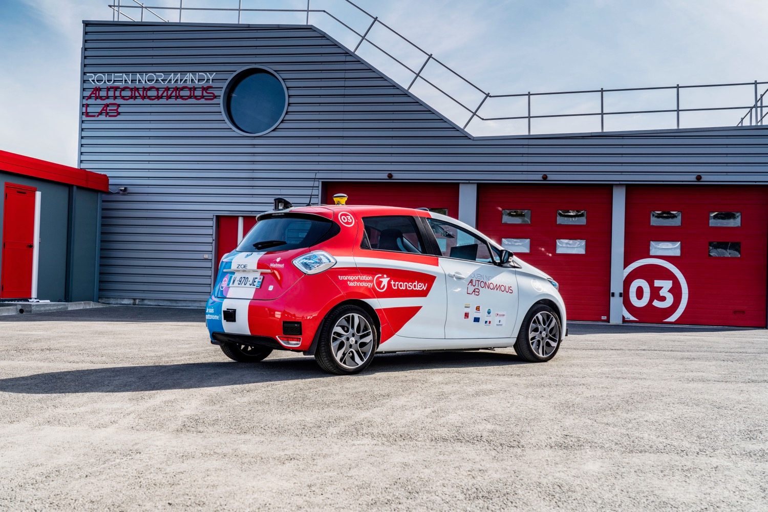 Renault self-driving car pilot Rouen, France