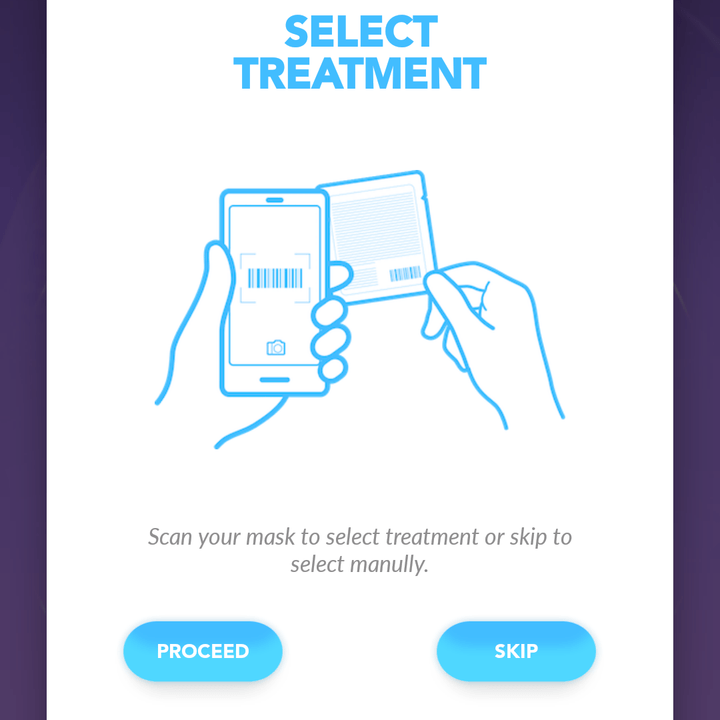 foreo ufo smart mask experience app screen 4