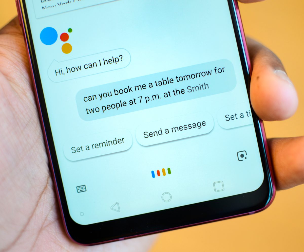Google Duplex on an Android phone