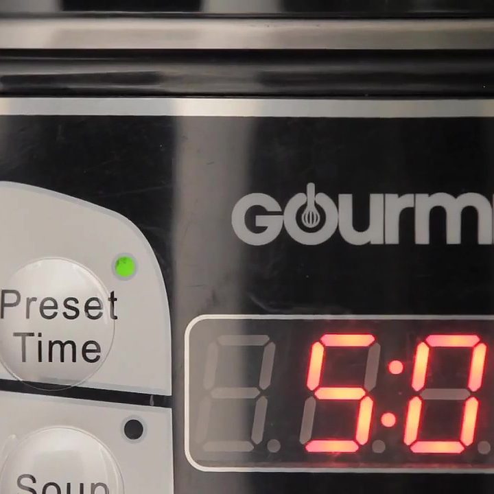 gourmia gcp400 timer