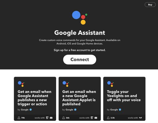 IFTTT Google Assistant